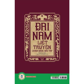 Đại Nam Liệt Truyện - Tập 5 - Chính Biên