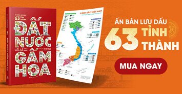 Đất Nước Gấm Hoa - Atlas Việt Nam - Ấn Bản Lưu Dấu 63 Tỉnh Thành (Bìa Cứng)