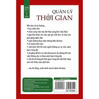 Quản Lý Thời Gian (Tái Bản)