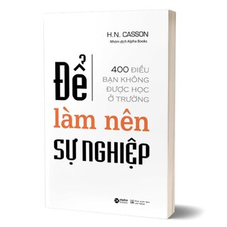 Để Làm Nên Sự Nghiệp