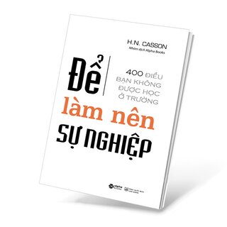 Để Làm Nên Sự Nghiệp