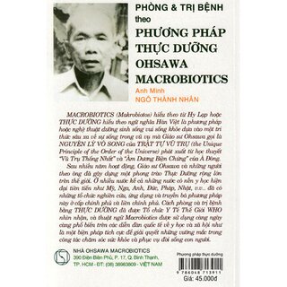 Phòng và trị bệnh theo phương pháp thực dưỡng Ohsawa - Macrobiotics, The Way of Health anh Happiness