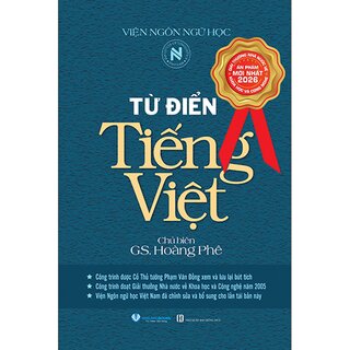 Từ Điển Tiếng Việt - Hoàng Phê (Bìa Cứng)