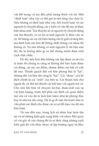 Bàn Về Văn Minh