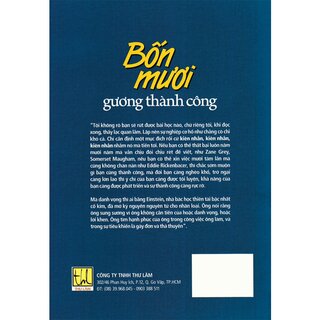 Bốn Mươi Gương Thành Công - Dale Carnegie
