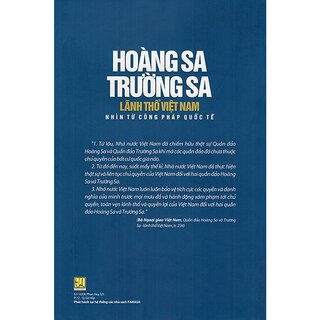 Hoàng Sa Trường Sa Lãnh Thổ Việt Nam Nhìn Từ Công Pháp Quốc Tế