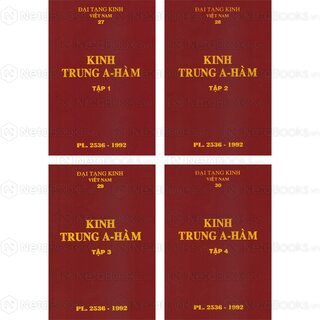 Đại Tạng Kinh: A-hàm Hán Tạng (Trọn Bộ 13 Cuốn - Bản Màu Nâu)