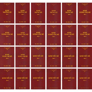 Đại Tạng Kinh: Kinh tạng Nikàya Pàli (Trọn Bộ 24 Cuốn - Bản Màu Nâu)