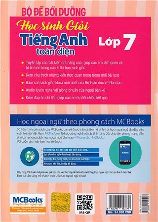 Bộ đề bồi dưỡng học sinh giỏi tiếng Anh toàn diện - lớp 7