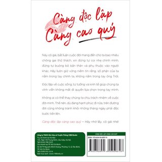 Càng Độc Lập Càng Cao Quý - Vãn Tình