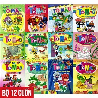 Em Tập Tô Màu - Bộ 12 Cuốn