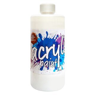 Chai Màu Vẽ Acrylic 300ml - Trắng