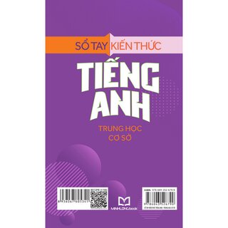 Sổ Tay Kiến Thức Tiếng Anh Trung Học Cơ Sở