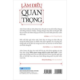 Làm Điều Quan Trọng