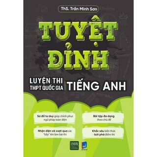 Tuyệt Đỉnh Luyện Thi THPT Quốc Gia Tiếng Anh