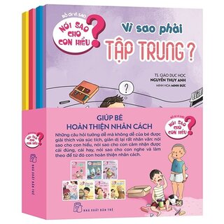 Bộ Sách Nói Sao Cho Con Hiểu - Giúp Bé Hoàn Thiện Nhân Cách (Bộ 7 Cuốn)