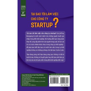 Tại Sao Tôi Làm Việc Cho Công Ty Startup?