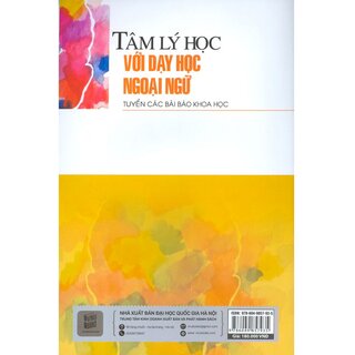 Tâm Lý Học Với Dạy Học Ngoại Ngữ, Tuyển Các Bài Báo Cáo Khoa Học