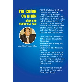 Tài Chính Cá Nhân Dành Cho Người Việt Nam (In Lần 2)