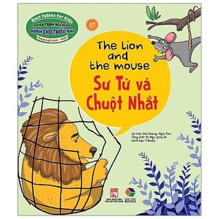 Truyện Tranh Ngụ Ngôn Dành Cho Thiếu Nhi: Sư Tử Và Chuột Nhắt (Song Ngữ Anh - Việt)