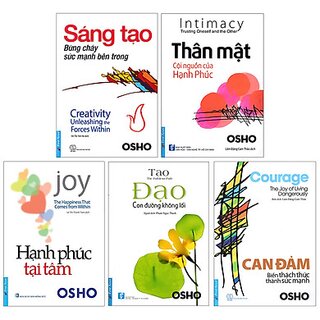 Combo Bộ 5 Cuốn Sách Của tác giả Osho