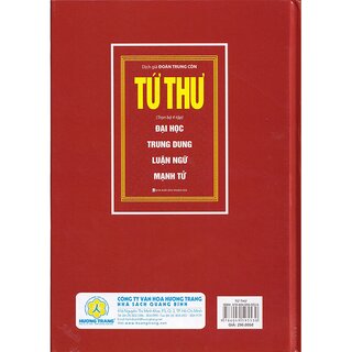 Tứ Thư : Đại Học - Trung Dung - Luận Ngữ - Mạnh Tử