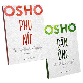Bộ 2 cuốn sách của Osho: Phụ Nữ - Đàn Ông