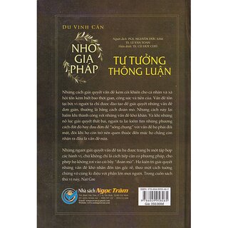 Nho Gia Pháp: Tư Tưởng Thông Luận