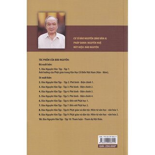 Đào Nguyên Văn Tập - Tập 1 - Ảnh Hưởng Của Phật Giáo Trong Văn Học Cổ Điển Việt Nam (Hán - Nôm)