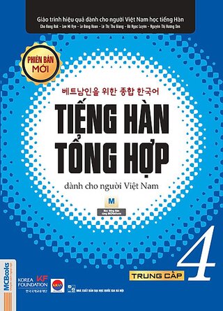 Tiếng Hàn Tổng Hợp Trung Cấp 4 (Phiên Bản Mới - Đen Trắng)