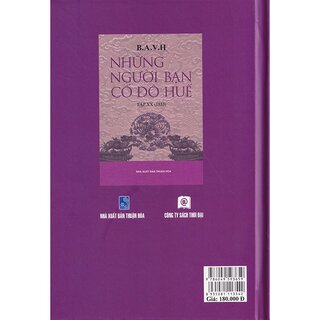 Những Người Bạn Cố Đô Huế - Tập XX (1933)