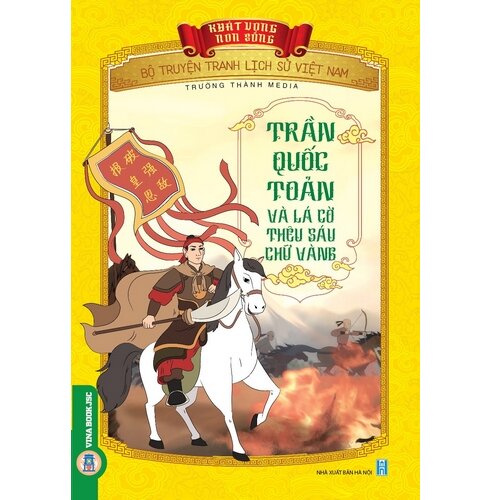 Lá cờ thêu 6 chữ vàng đang trở thành biểu tượng quan trọng trong không khí tết cổ truyền của người Việt. Với đặc trưng là lá cờ thêu được chế tác thủ công từ các loại vải cao cấp, công nghệ thêu hiện đại, màu sắc đậm nét và các chữ viết bằng vàng óng ánh, lá cờ thêu 6 chữ vàng như một tác phẩm nghệ thuật sinh động và đầy ý nghĩa. Hãy chiêm ngưỡng ngay hình ảnh này để cảm nhận sự đẹp mắt của lá cờ thêu.

Translation: The embroidered flag with 6 golden letters is becoming an important symbol in the traditional festive atmosphere of Vietnamese people. With the characteristics of handmade embroidery from high-quality fabrics, modern embroidery technology, vivid colors, and golden letters that shine brightly, the embroidered flag with 6 golden letters is like a lively and meaningful artistic work. Let\'s admire this image now to feel the beauty of the embroidered flag.