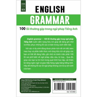 English Grammar - 100 Lỗi Thường Gặp Trong Ngữ Pháp Tiếng Anh