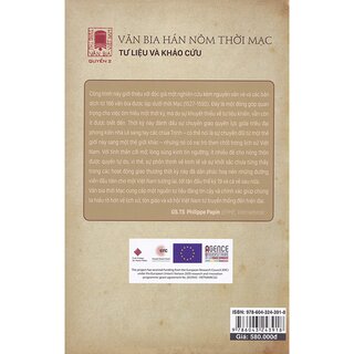 Tùng Thư Văn Bia Việt Nam - Tập 2: Văn Bia Hán Nôm Thời Mạc (Tư liệu và Khảo cứu)