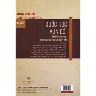 Tùng Thư Văn Hóa Hán Nôm - Tập 1: Quốc Học Vun Bồi