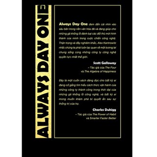 Always Day One - Công Thức Thành Công Của Amazon, Facebook, Google, Microsoft