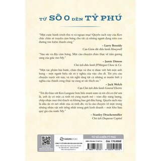 Tự Truyện Ken Langone: Từ Số 0 Đến Tỷ Phú