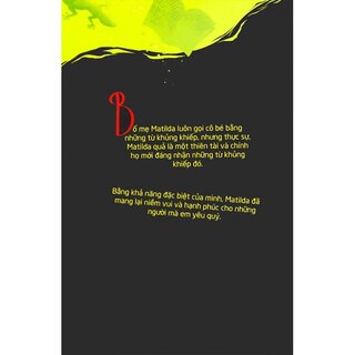 Cô Bé Matilda - Roald Dahl