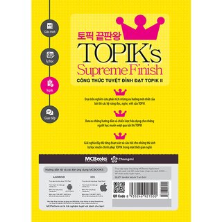 TOPIK’s Supreme Finish - Công Thức Tuyệt Đỉnh Đạt TOPIK II