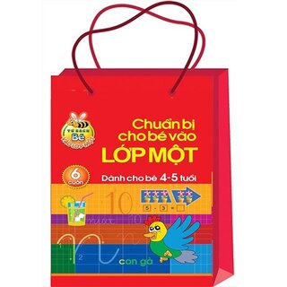 Chuẩn Bị Cho Bé Vào Lớp 1 - Dành Cho Bé 4-5 Tuổi (Túi 6 Cuốn)