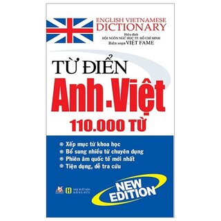 Từ Điển Anh - Việt 110.000 Từ