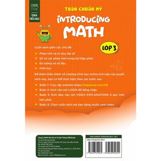 Toán Chuẩn Mỹ - Introducing Math - Lớp 3