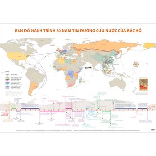 Bản Đồ Hành Trình 30 Năm Tìm Đường Cứu Nước Của Bác Hồ