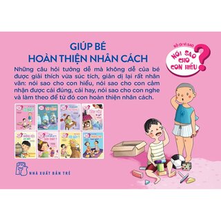 Bộ Sách Nói Sao Cho Con Hiểu - Giúp Bé Hoàn Thiện Nhân Cách (Bộ 8 Cuốn)