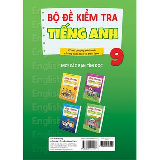 Bộ Đề Kiểm Tra Tiếng Anh 9