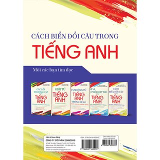 Cách Biến Đổi Câu Trong Tiếng Anh