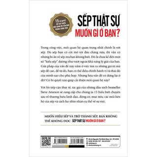 Sếp Thật Sự Muốn Gì Ở Bạn? - 15 Bí Quyết Để Cải Thiện Mối Quan Hệ Của Bạn Trong Công Việc