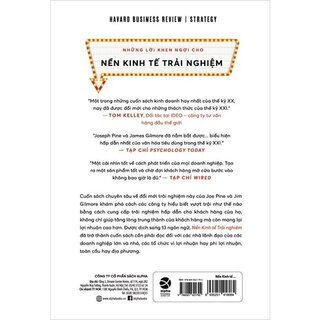 Nền Kinh Tế Trải Nghiệm - Biến Dịch Vụ Của Bạn Thành Trải Nghiệm Khách Hàng - Joseph Pine II, James H. Gilmore (Bìa Cứng)