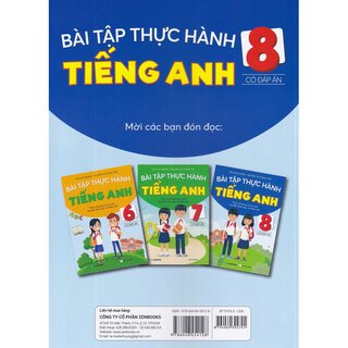 Bài Tập Thực Hành Tiếng Anh Lớp 8 - Theo Chương Trình Mới Của Bộ Giáo Dục Và Đào Tạo - Có Đáp Án