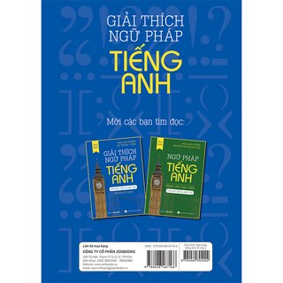 Giải Thích Ngữ Pháp Tiếng Anh - Với Bài Tập Và Đáp Án (Phiên Bản 2 Màu)